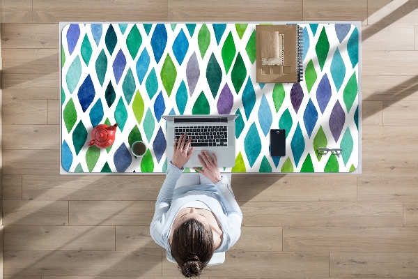 Full desk mat colorful patterns
