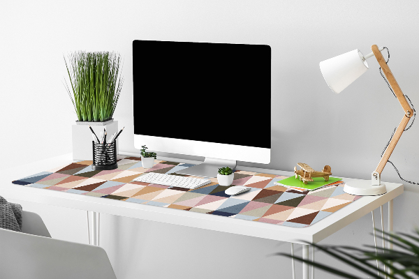 Large desk mat for children retro mural