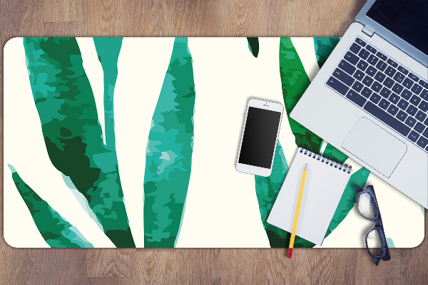 Large desk mat for children Leaf
