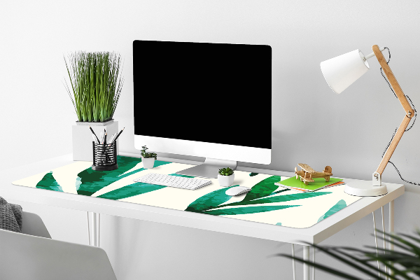 Large desk mat for children Leaf