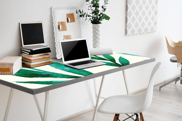 Large desk mat for children Leaf