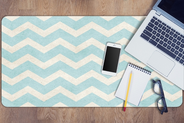 Large desk mat for children Zigzag