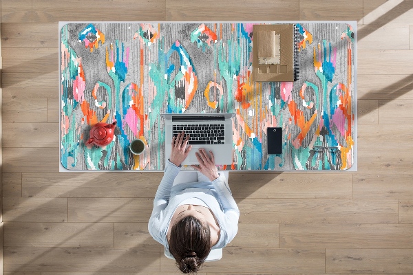 Large desk mat for children Graffiti