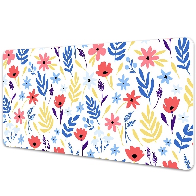 Desk pad Colorful flowers