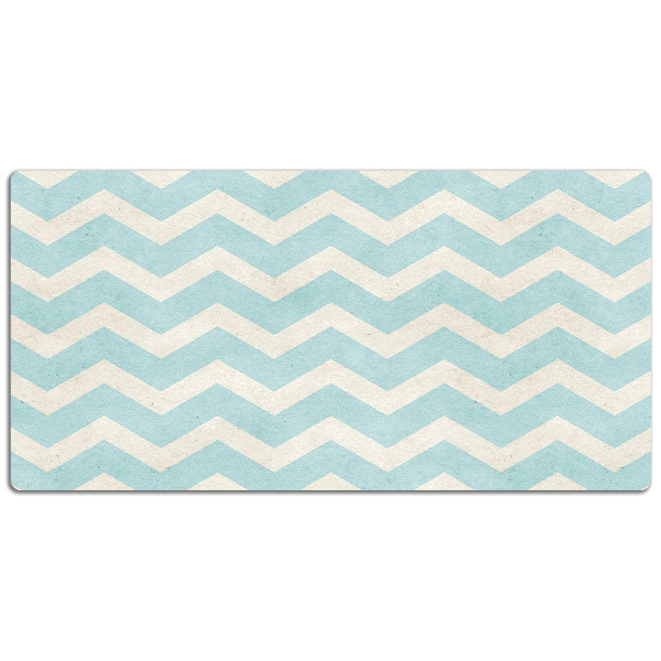 Large desk mat for children zigzags