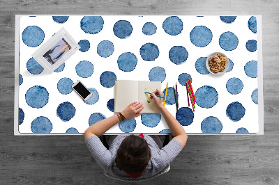 Large desk mat for children specks