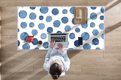 Large desk mat for children specks