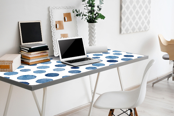 Large desk mat for children specks
