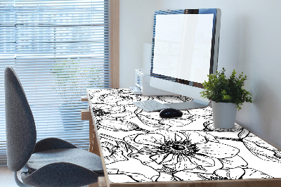 Full desk mat floral design