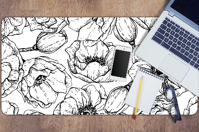 Full desk mat floral design