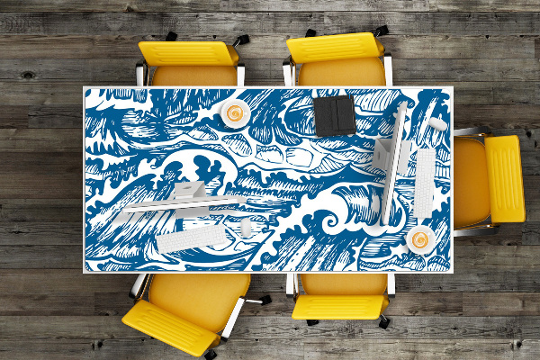 Large desk mat for children Storm