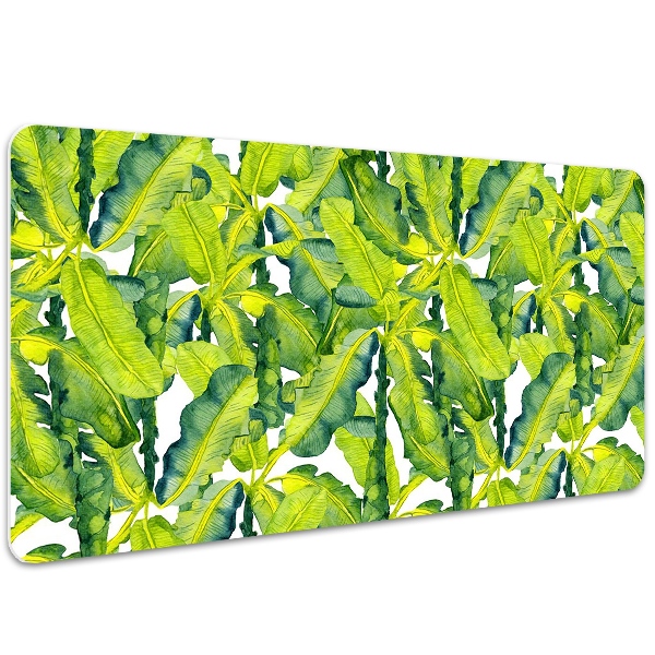 Desk pad watercolor leaves