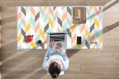 Full desk protector Wallpaper herringbone