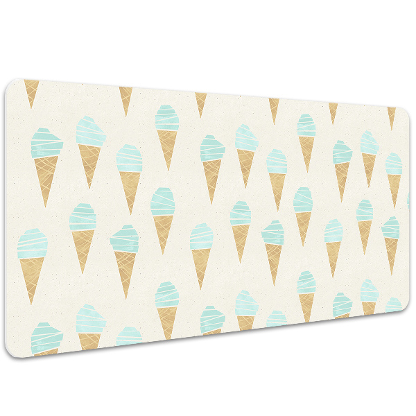 Large desk mat for children Ice cream