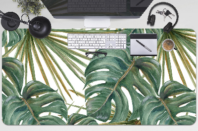 Desk mat exotic plants
