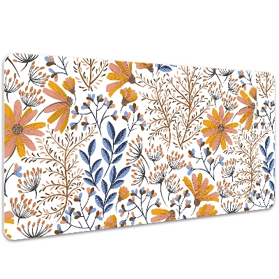 Desk pad painted flowers