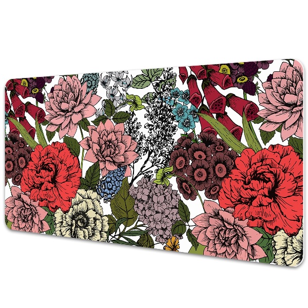 Desk pad Autumn Flowers