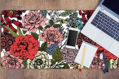 Desk pad Autumn Flowers