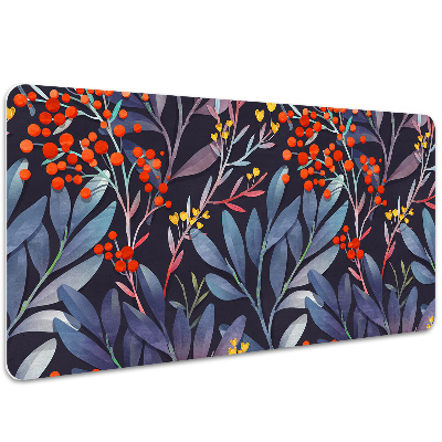 Large desk pad PVC protector picture of flowers