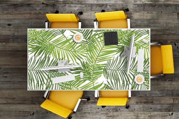 Full desk mat palm leaves