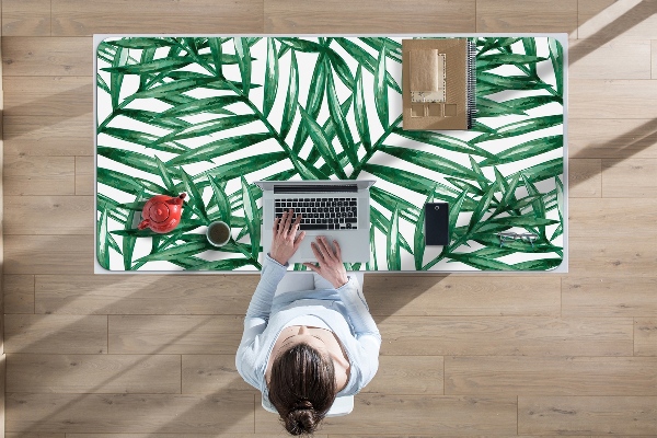 Full desk pad tropical leaves