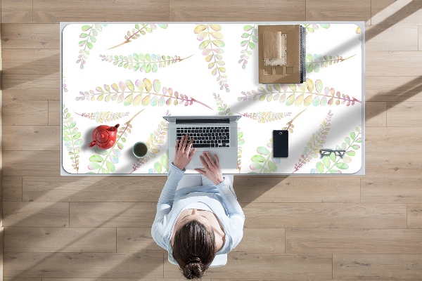 Desk pad Watercolors leaves