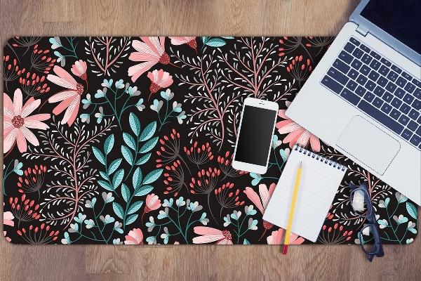 Full desk mat vintage flowers