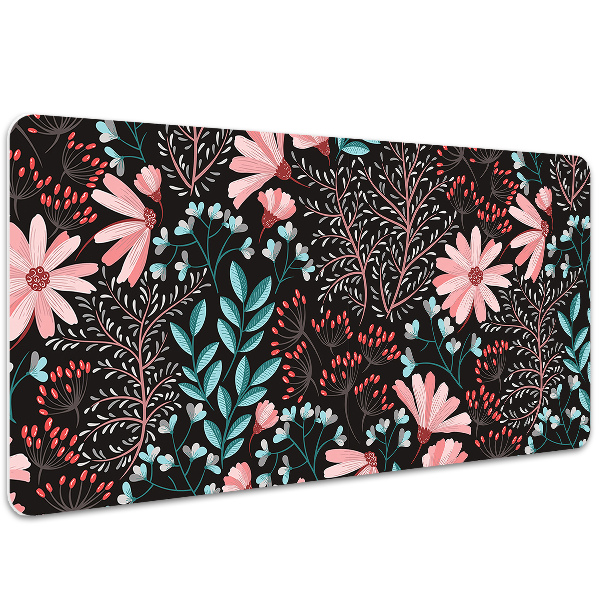 Full desk mat vintage flowers
