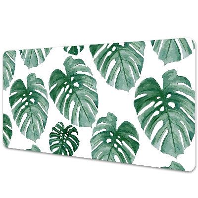 Desk pad monstera leaves