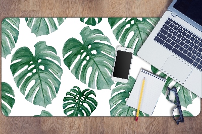 Desk pad monstera leaves