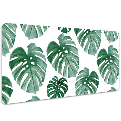 Desk pad monstera leaves