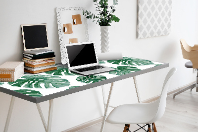 Desk pad monstera leaves