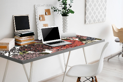 Desk pad Autumn flowers