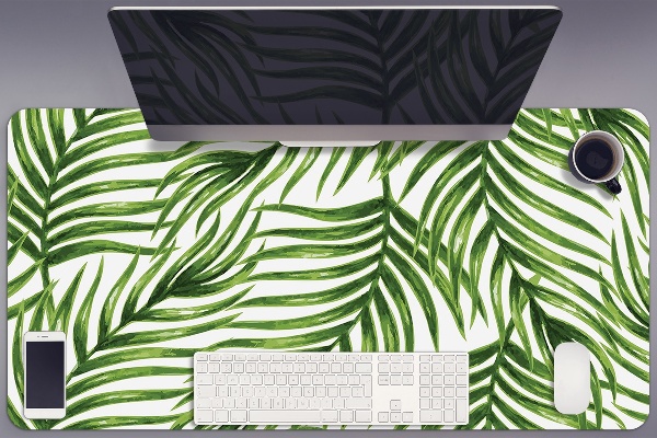 Large desk mat for children palm leaf