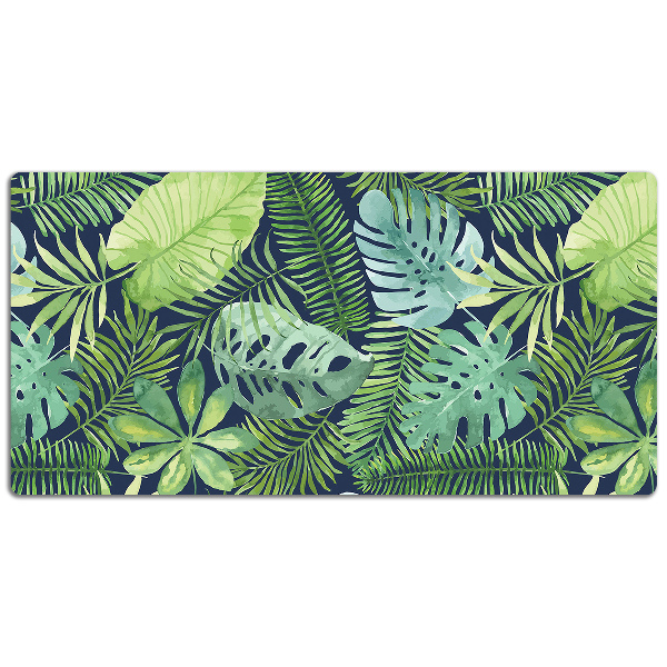 Full desk pad exotic leaves