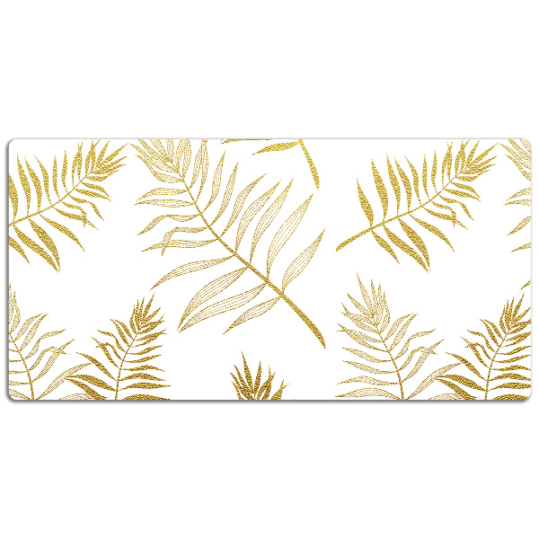 Large desk pad PVC protector palm leaves