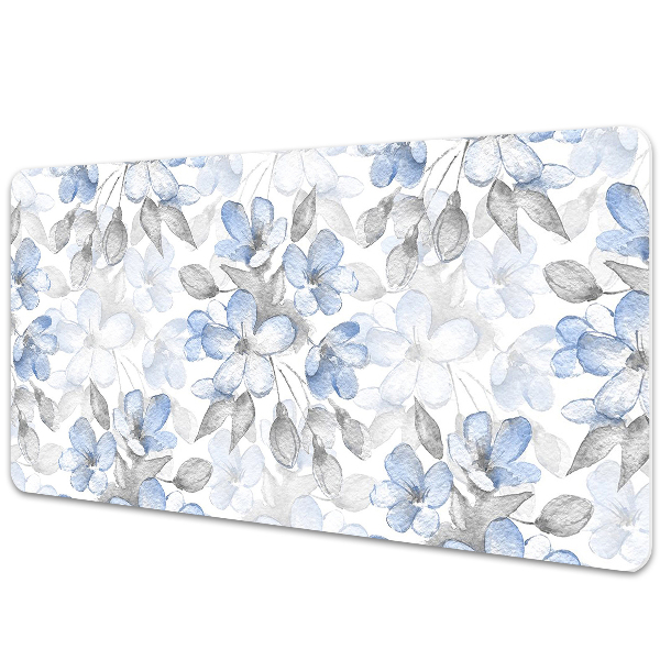 Large desk mat for children flowers