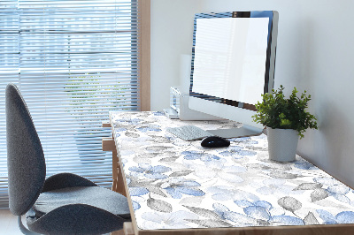 Large desk mat for children flowers