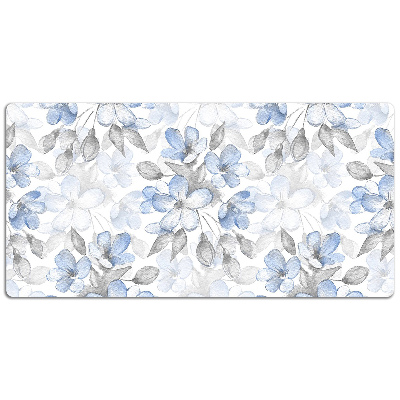 Large desk mat for children flowers