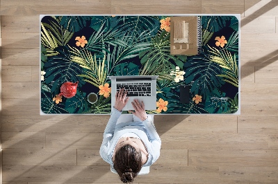 Desk pad Flowers and leaves