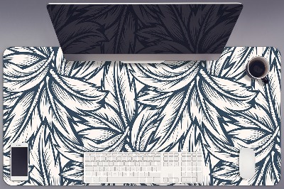 Desk pad drawn leaves