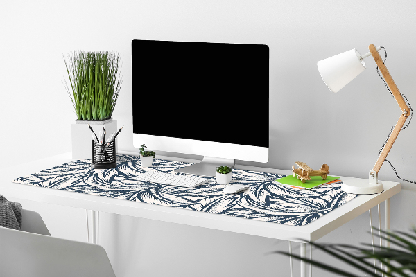Desk pad drawn leaves