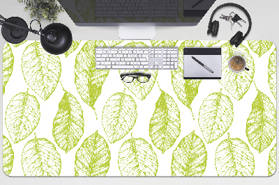 Full desk mat Green leaves