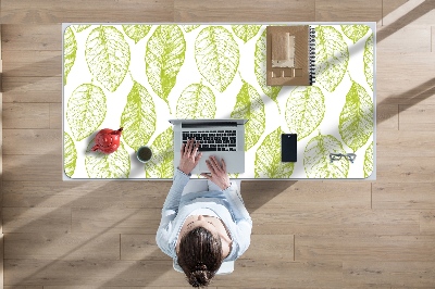 Full desk mat Green leaves