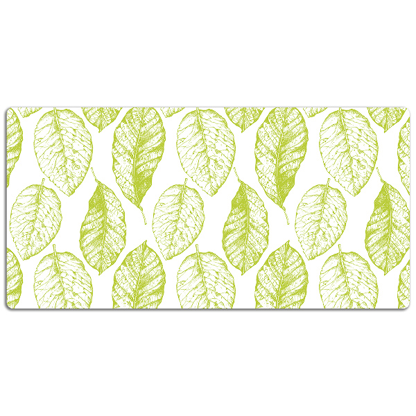 Full desk mat Green leaves