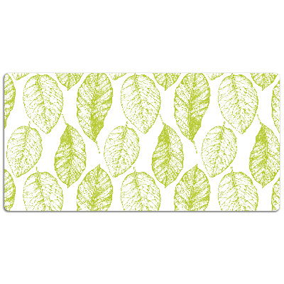 Full desk mat Green leaves