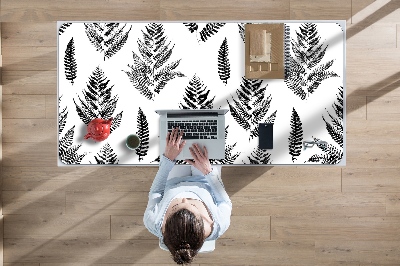 Desk pad imprints of ferns