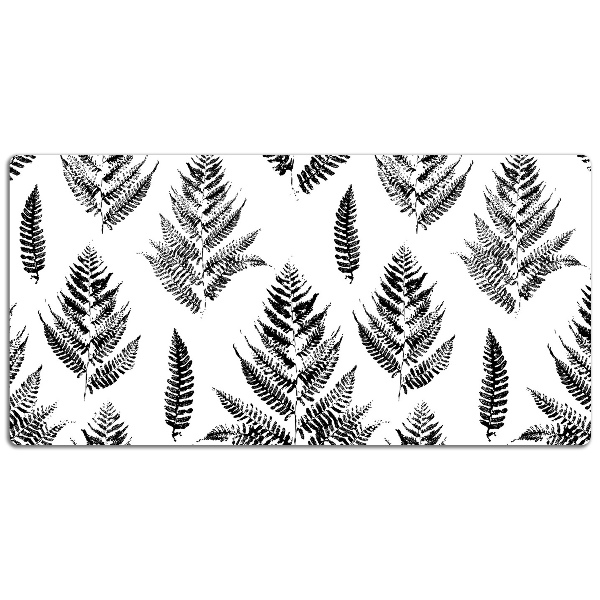 Desk pad imprints of ferns