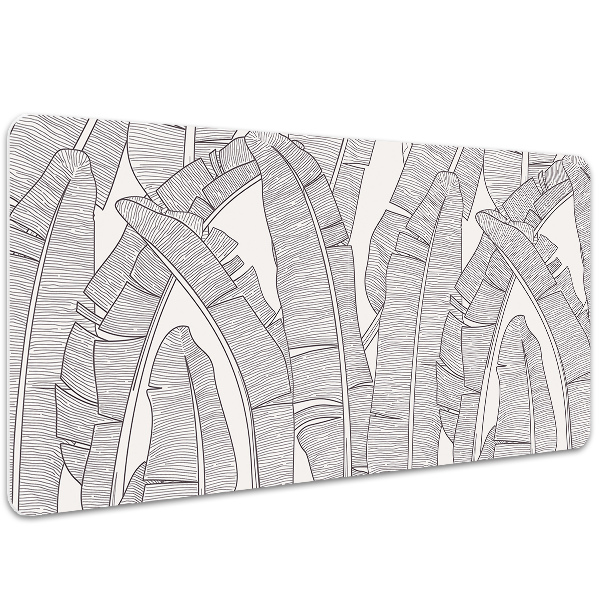 Full desk protector banana leaves
