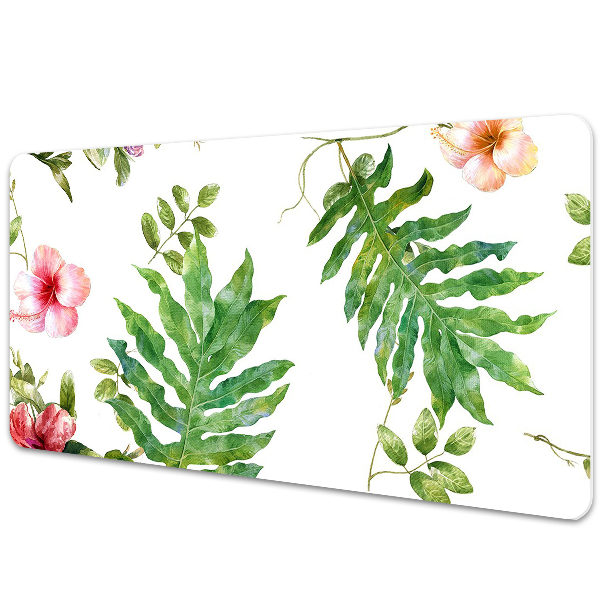 Desk pad Leaves and flowers